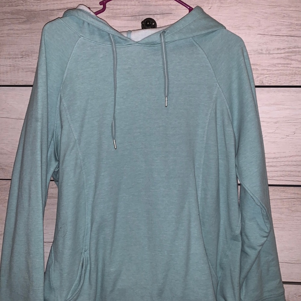 green athletic works hoodie